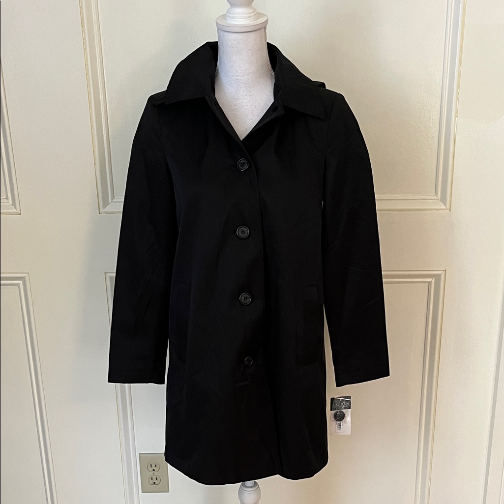 Ralph Lauren Black Trench Coat